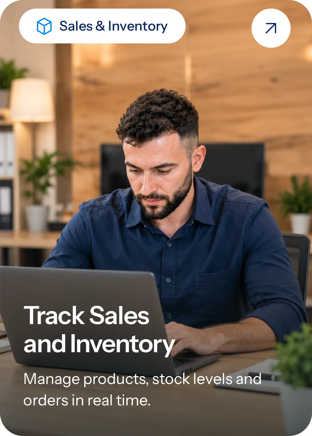Sales and Inventory — Track Sales and Inventory. Manage products, stock levels and orders in real time.